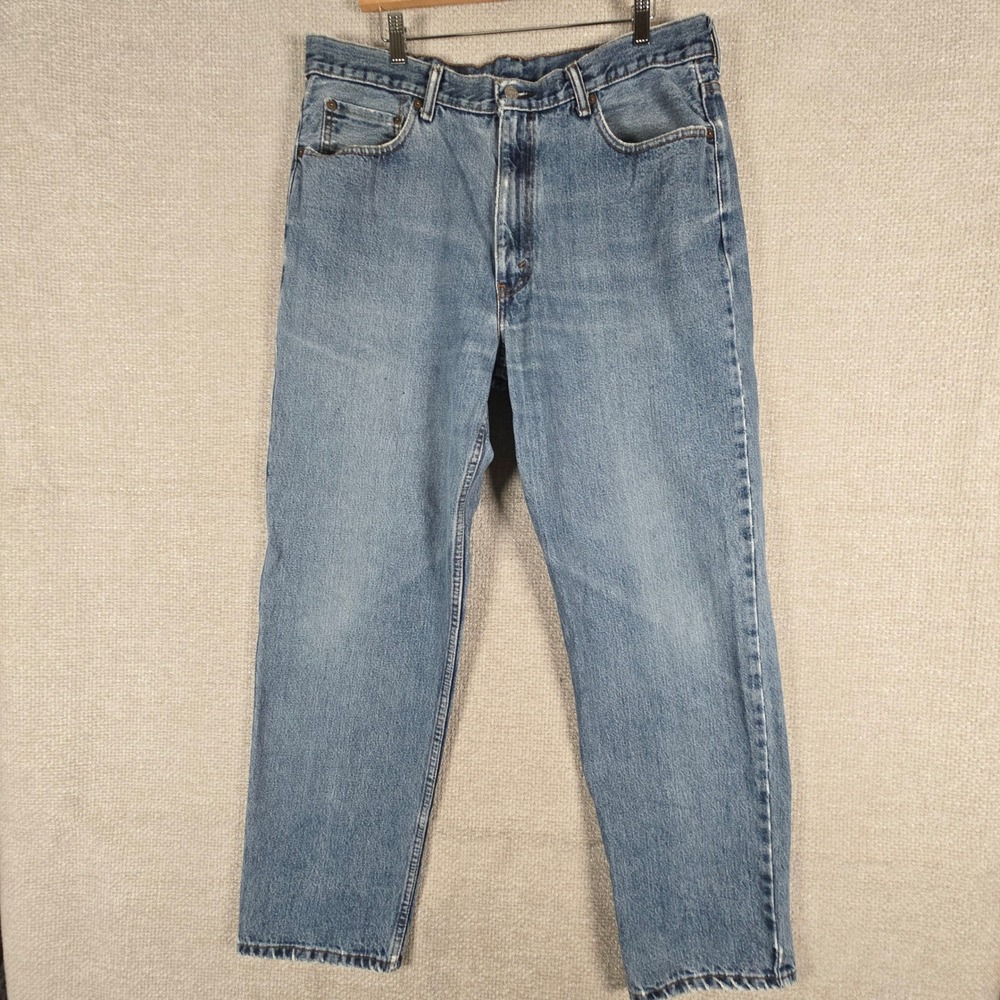 Levis 550 Mens Relaxed Fit Tapered Leg Jeans Medium Wash Blue 36x31 (Tag 38x32)